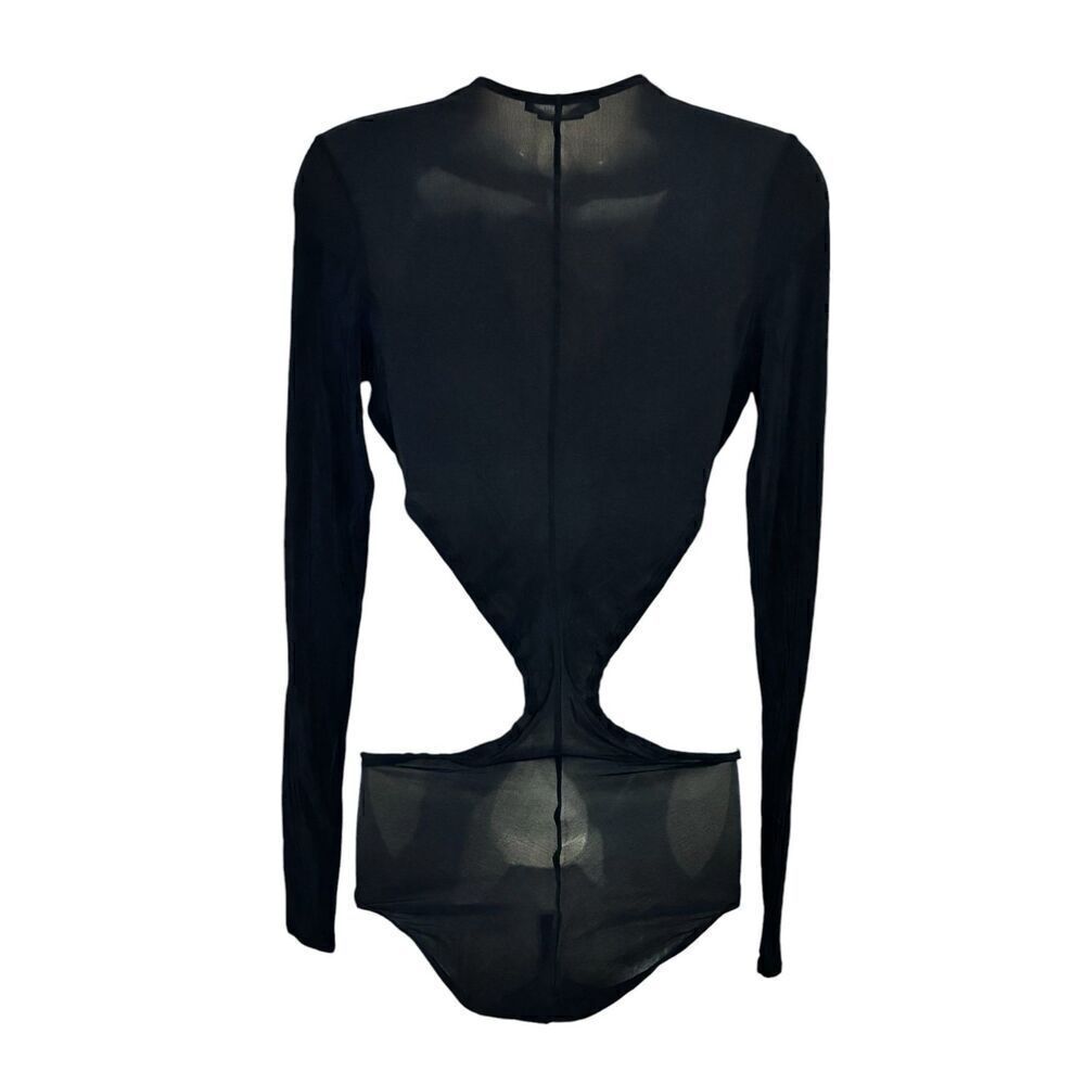 Isabel Marant Cut-Out Stretched Bodysuit in Black NWOT Size 38/Small - Picture 6 of 8